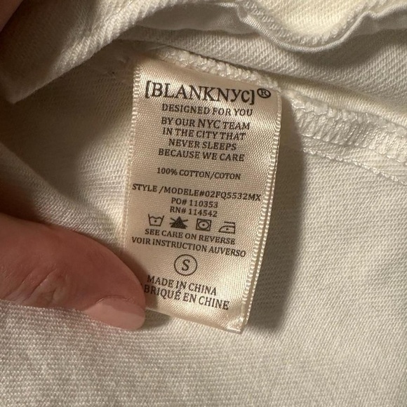 Blank NYC Off-White Denim Jacket - Picture 4 of 4